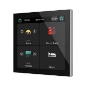 CX40. Touch screen capacitivo KNX 4 - Argento