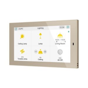 CX50. Touch screen capacitivo KNX 5 - Champagne