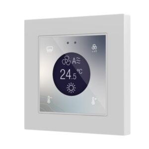 Flat 55 Display v2. Interruttore capacitivo in vetro con dis