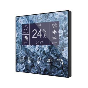 Flat Display v2. Interruttore capacitivo con display e senso