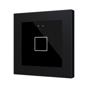 Flat RGB 55 X1. Pulsante capacitivo in vetro 55x55 - 1 pulsa