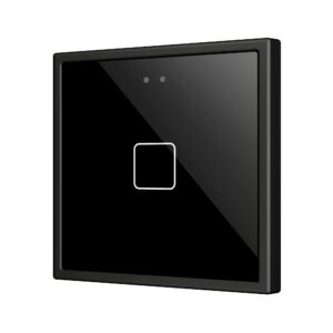 Flat RGB 70 X1. Pulsante capacitivo in vetro 70x70 - 1 pulsa