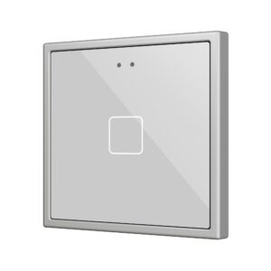Flat RGB 70 X1. Pulsante capacitivo in vetro 70x70 - 1 pulsa