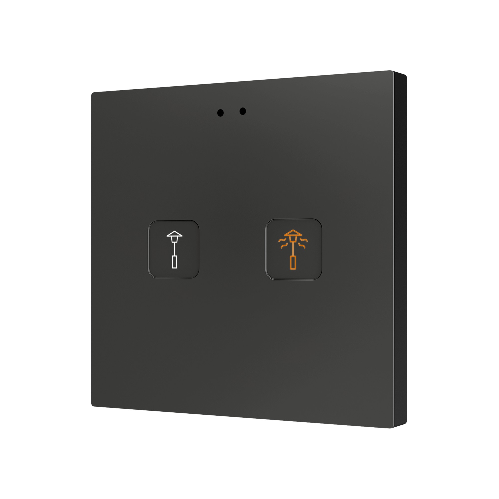 Tecla RGB 2. Pulsante capacitivo in PC-ABS - 2 pulsanti - Pe
