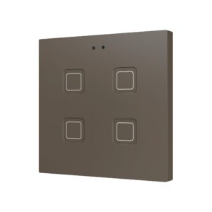 Tecla RGB 4. Pulsante capacitivo in PC-ABS - 4 pulsanti - Mo