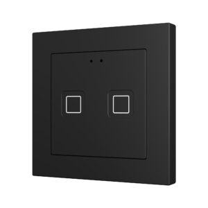 Tecla RGB 55 X2. Pulsante capacitivo in PC-ABS 55x55 - 2 pul