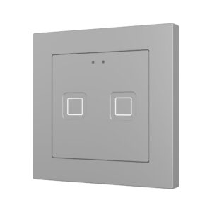 Tecla RGB 55 X2. Pulsante capacitivo in PC-ABS 55x55 - 2 pul