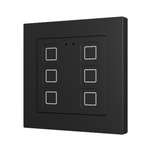 Tecla RGB 55 X6. Pulsante capacitivo in PC-ABS 55x55 - 6 pul