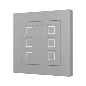 Tecla RGB 55 X6. Pulsante capacitivo in PC-ABS 55x55 - 6 pul
