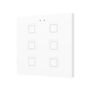 Tecla RGB 6. Pulsante capacitivo in PC-ABS - 6 pulsanti - Bi