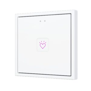 Tecla RGB 70 X1. Pulsante capacitivo in PC-ABS 70x70 - 1 pul