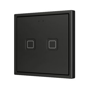 Tecla RGB 70 X2. Pulsante capacitivo in PC-ABS 70x70 - 2 pul