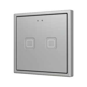Tecla RGB 70 X2. Pulsante capacitivo in PC-ABS 70x70 - 2 pul