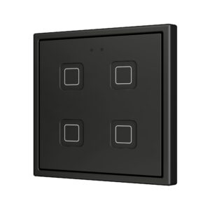 Tecla RGB 70 X4. Pulsante capacitivo in PC-ABS 70x70 - 4 pul