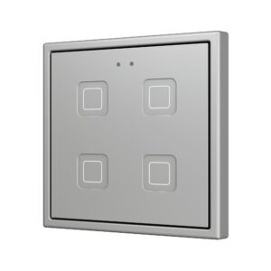 Tecla RGB 70 X4. Pulsante capacitivo in PC-ABS 70x70 - 4 pul