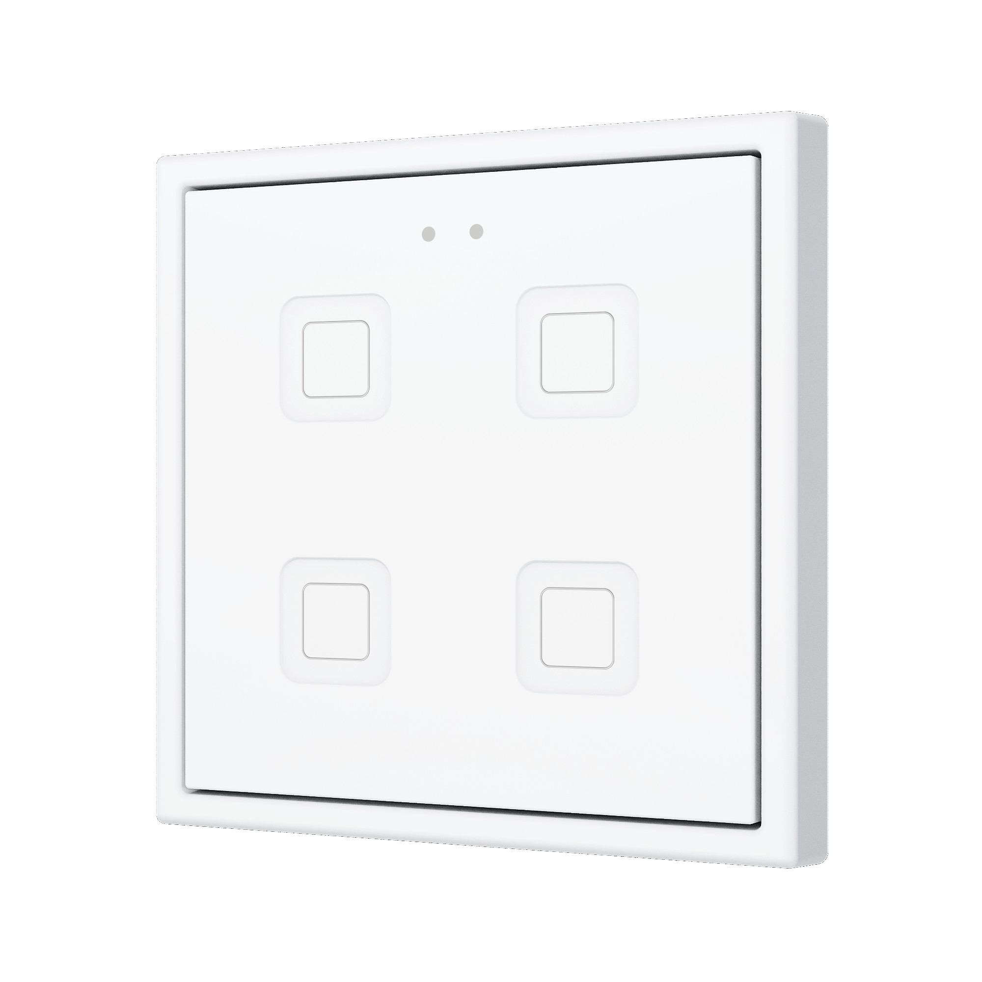 Tecla RGB 70 X4. Pulsante capacitivo in PC-ABS 70x70 - 4 pul