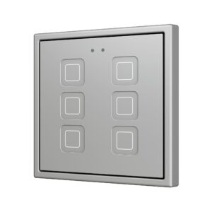 Tecla RGB 70 X6. Pulsante capacitivo in PC-ABS 70x70 - 6 pul