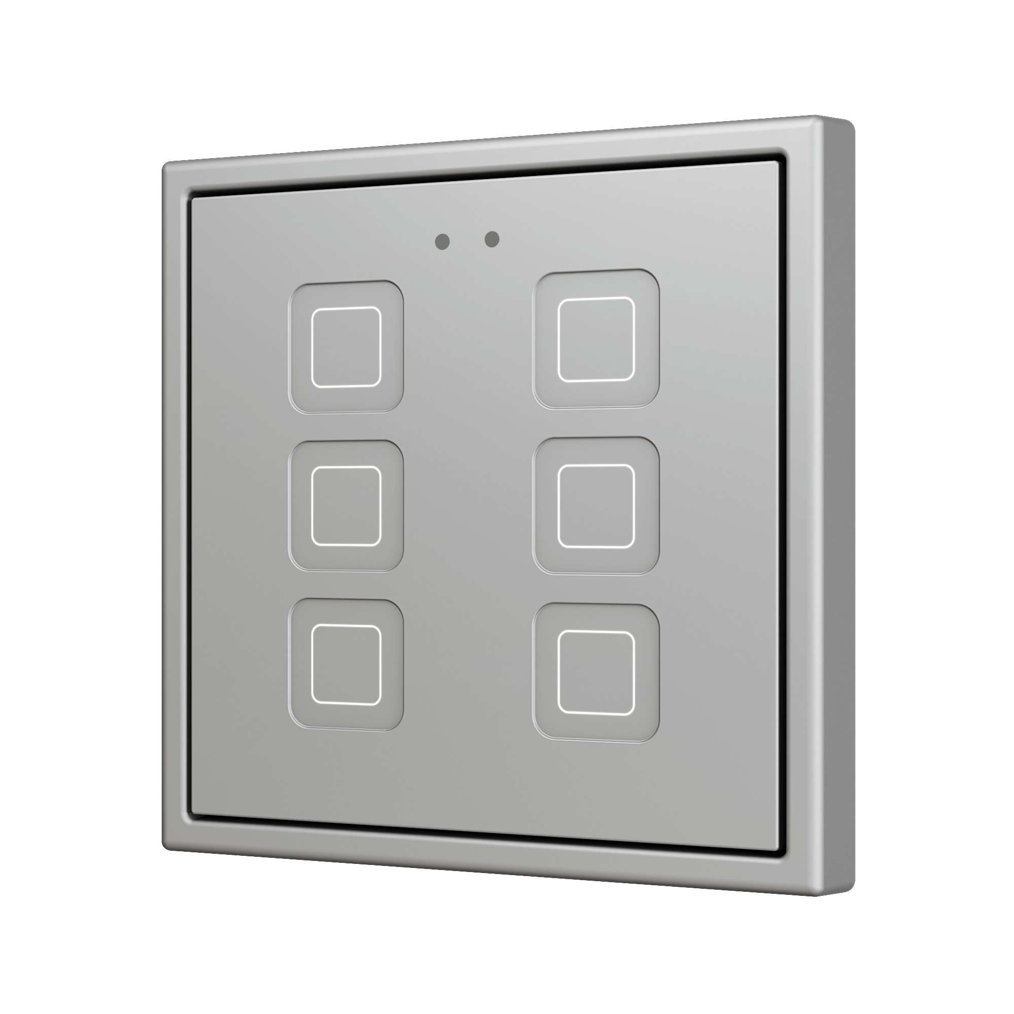 Tecla RGB 70 X6. Pulsante capacitivo in PC-ABS 70x70 - 6 pul