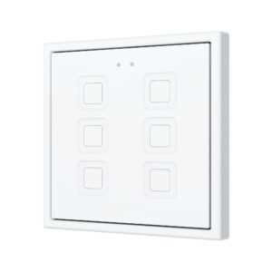 Tecla RGB 70 X6. Pulsante capacitivo in PC-ABS 70x70 - 6 pul