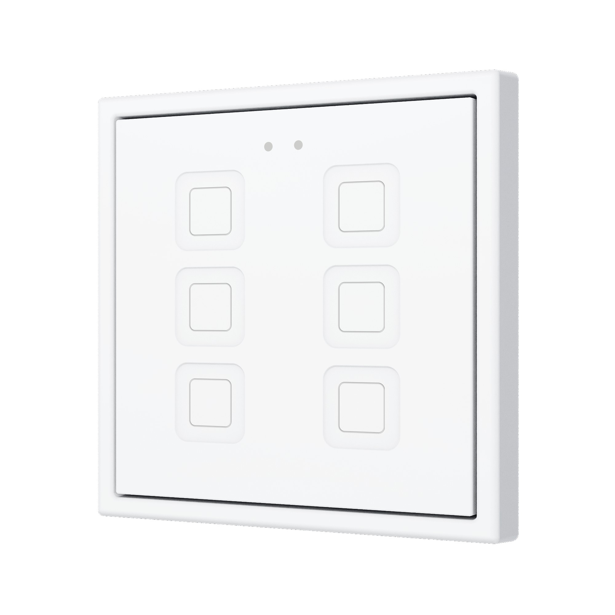 Tecla RGB 70 X6. Pulsante capacitivo in PC-ABS 70x70 - 6 pul