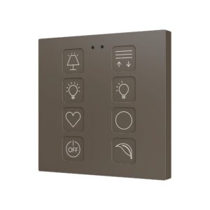 Tecla RGB 8. Pulsante capacitivo in PC-ABS - 8 pulsanti - Pe