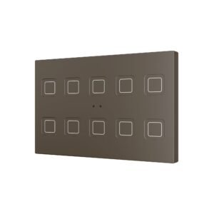 Tecla RGB XL 10. Pulsante capacitivo in PC-ABS - 10 pulsanti