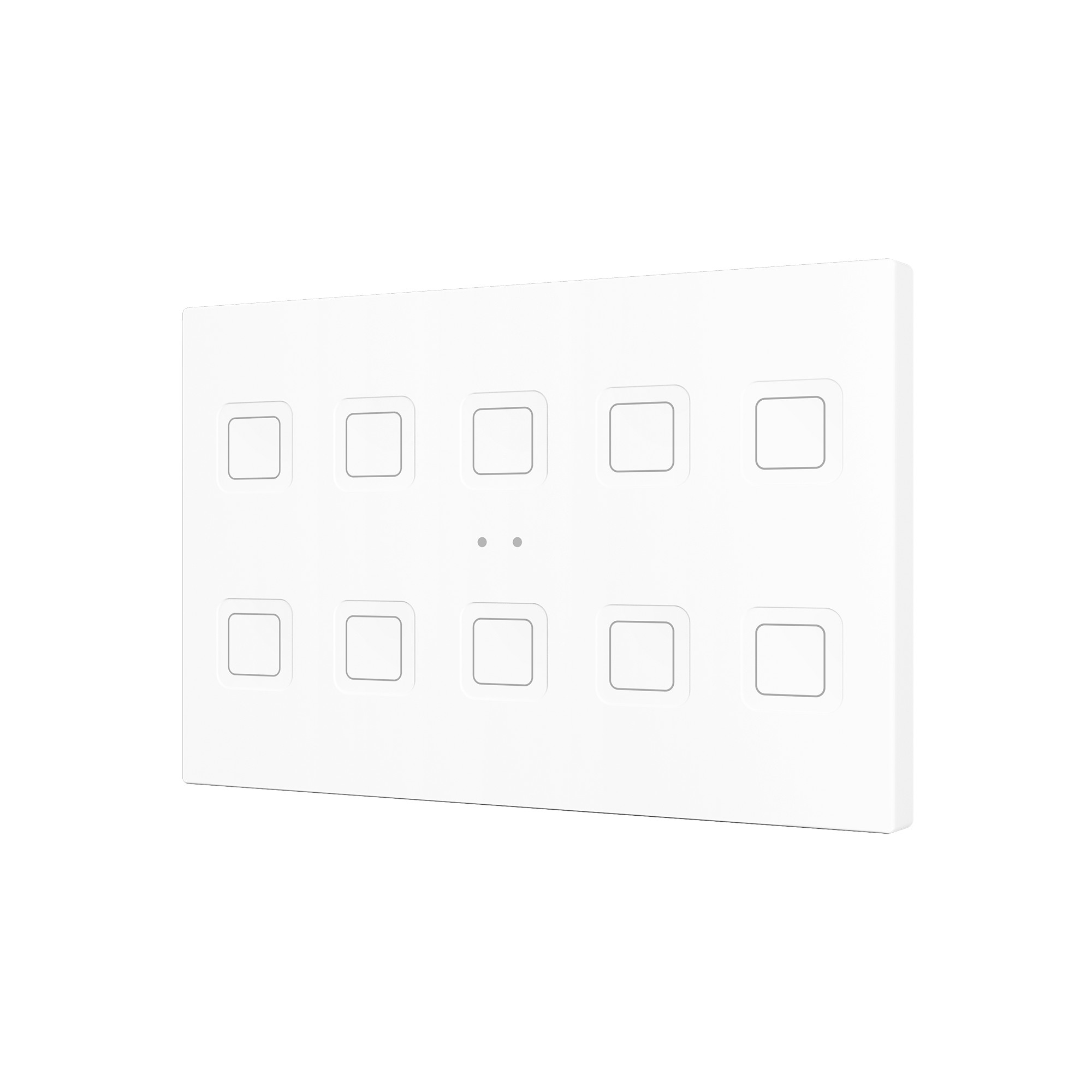 Tecla RGB XL 10. Pulsante capacitivo in PC-ABS - 10 pulsanti