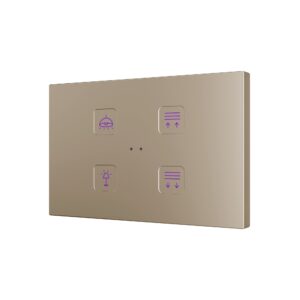 Tecla RGB XL 4. Pulsante capacitivo in PC-ABS - 4 pulsanti -