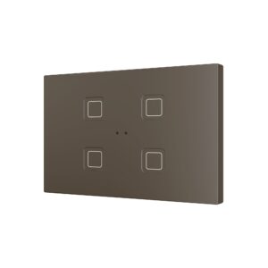 Tecla RGB XL 4. Pulsante capacitivo in PC-ABS - 4 pulsanti -