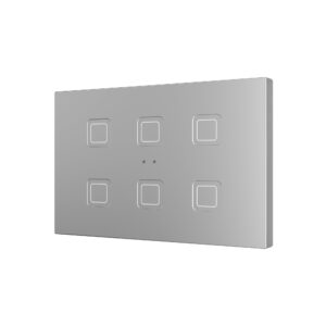 Tecla RGB XL 6. Pulsante capacitivo in PC-ABS - 6 pulsanti -