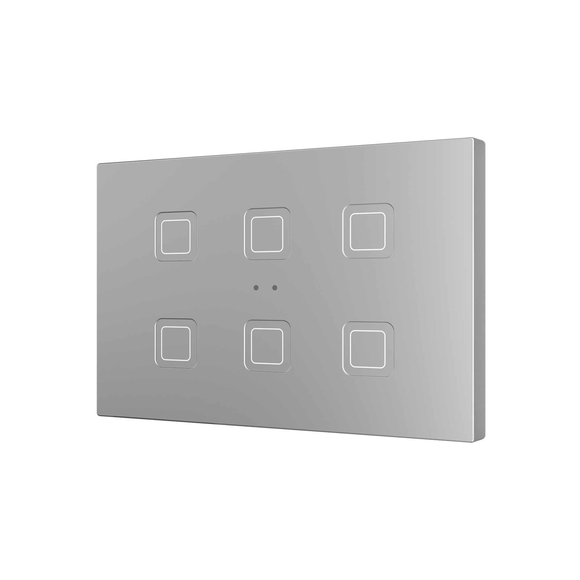 Tecla RGB XL 6. Pulsante capacitivo in PC-ABS - 6 pulsanti -