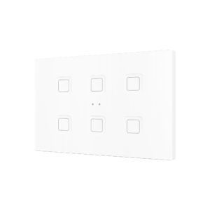 Tecla RGB XL 6. Pulsante capacitivo in PC-ABS - 6 pulsanti -