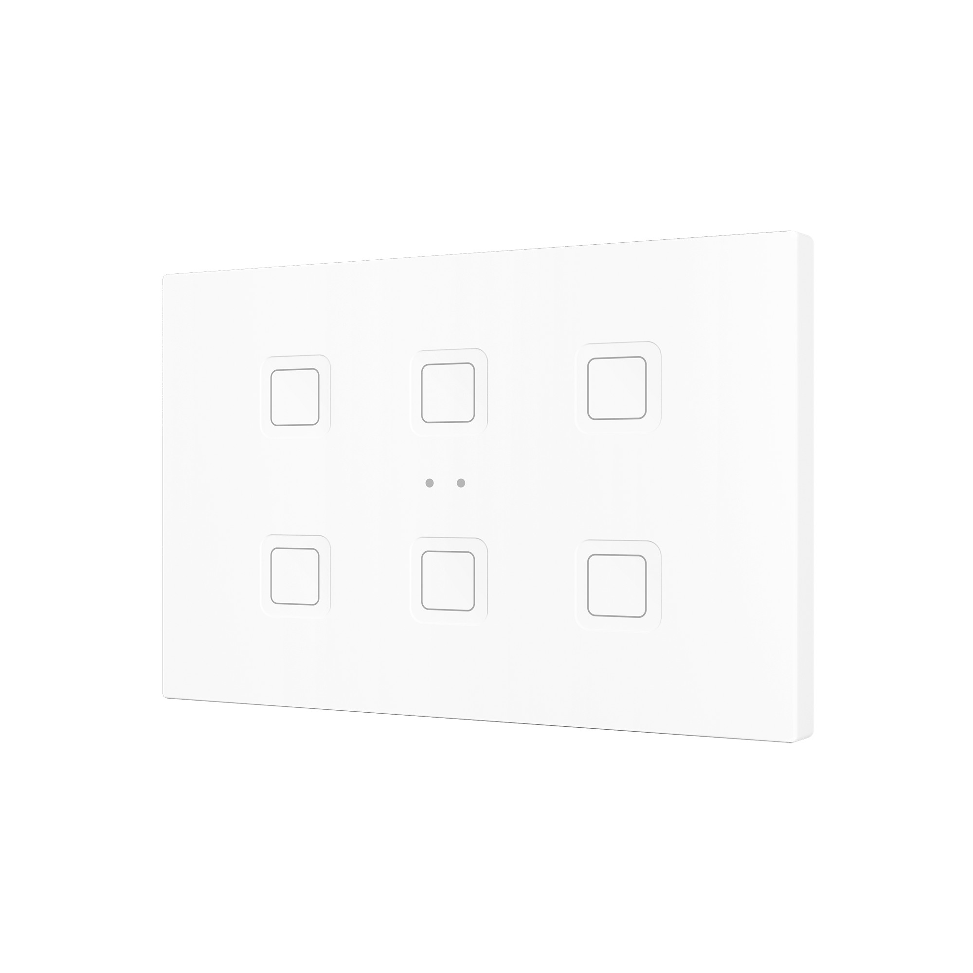 Tecla RGB XL 6. Pulsante capacitivo in PC-ABS - 6 pulsanti -