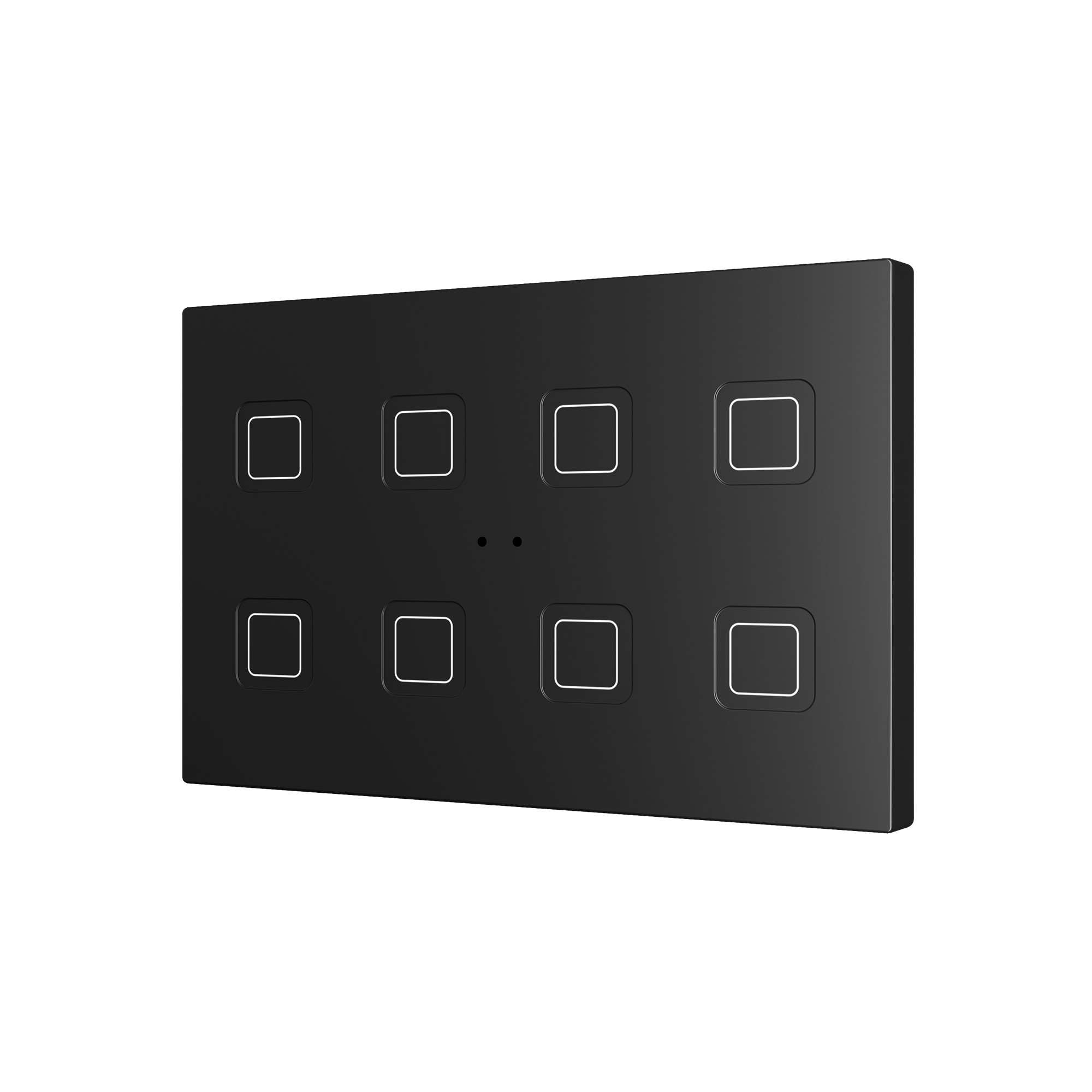 Tecla RGB XL 8. Pulsante capacitivo in PC-ABS - 8 pulsanti -