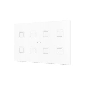 Tecla RGB XL 8. Pulsante capacitivo in PC-ABS - 8 pulsanti -